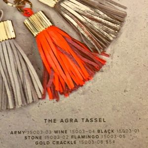 BRAND NEW INDIA HICKS AGRA TASSEL